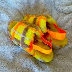 Neon UGG shoes yellow/orange size 7 womens